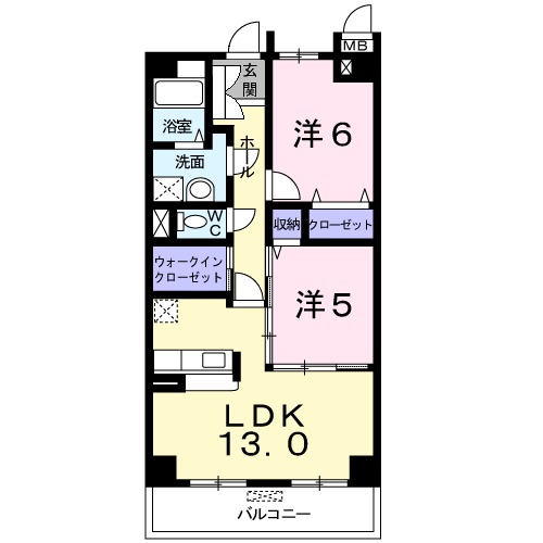 ハイエストディーマー グラシアの間取り