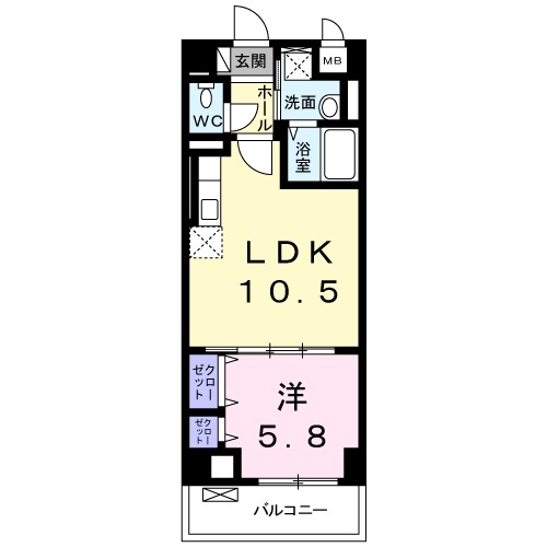 クレスト湘南の間取り