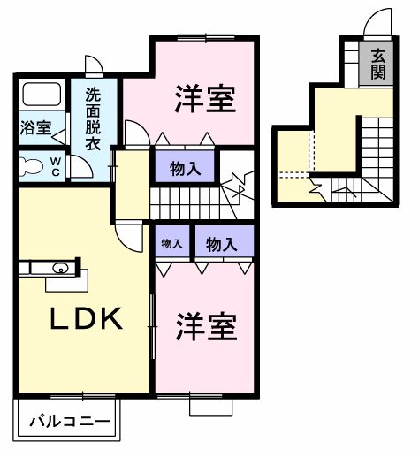 パステークガーデンCの間取り