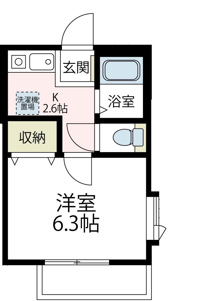 ボナールAの間取り