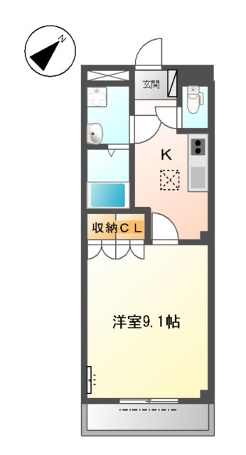 パークサイド伏見の間取り