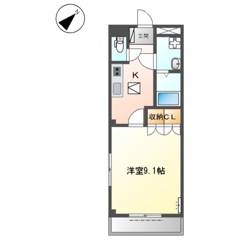 パークサイド伏見の間取り