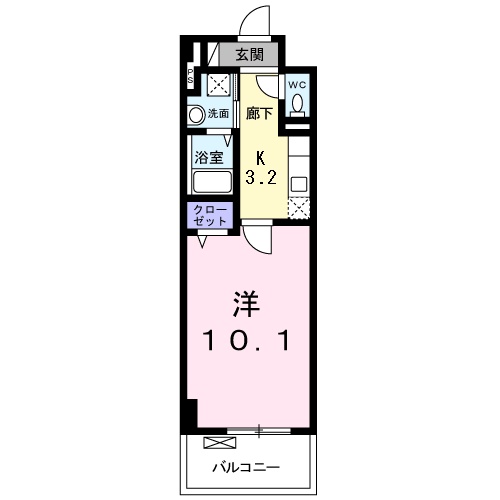 レイラニ１３０フラッツの間取り