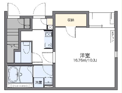 レオネクストウエストゴールドⅢの間取り