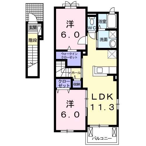 BEATRICE Ⅰの間取り