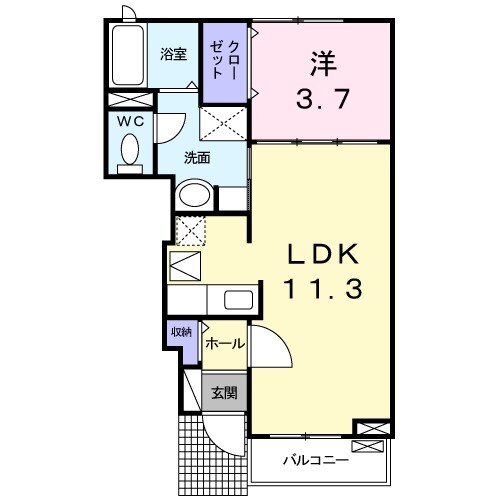クレイラの間取り