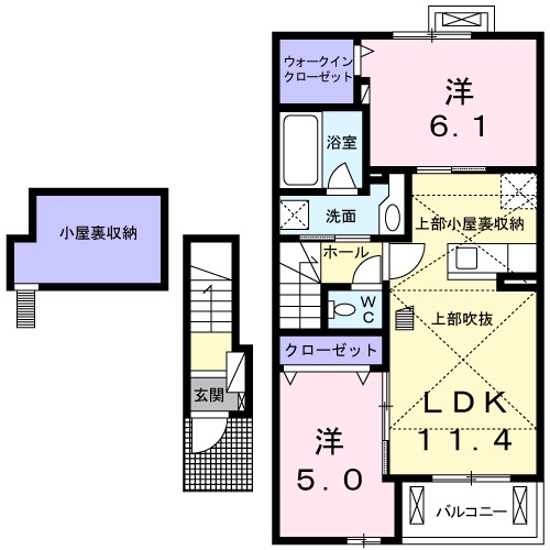チェリーブロッサムの間取り