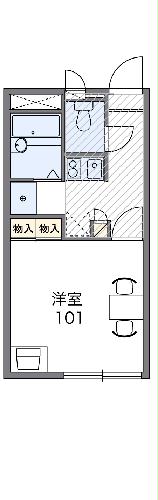 レオパレスフローラリアⅡの間取り