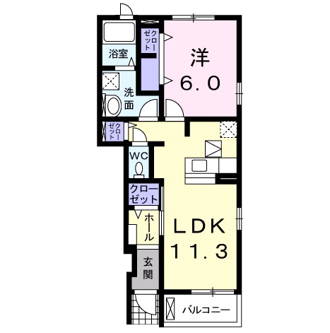 サンシャインの間取り