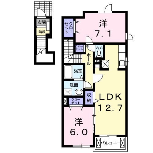 グラシオッソの間取り