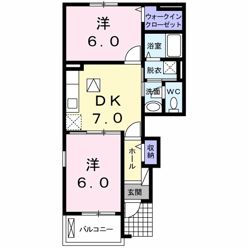 Town PoPo タンポポⅠの間取り