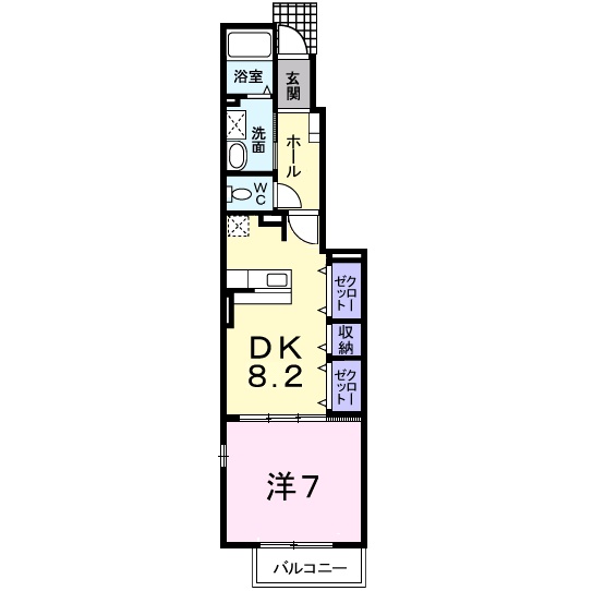 チェルシーの間取り