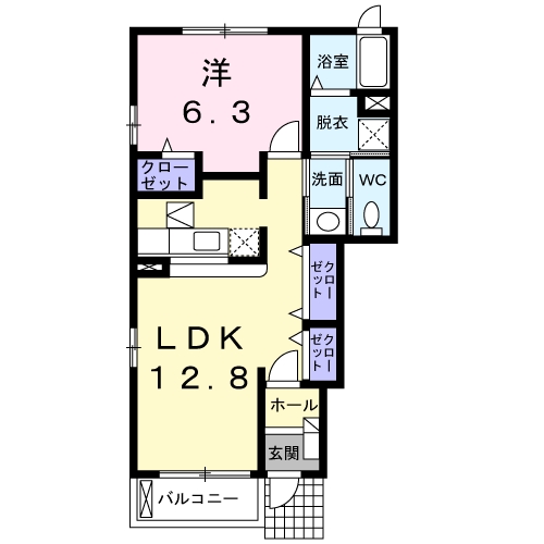 ソレイユ・ルヴァンⅠの間取り