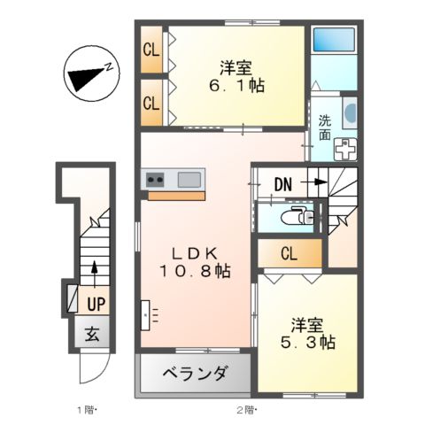 SunGrande Aの間取り