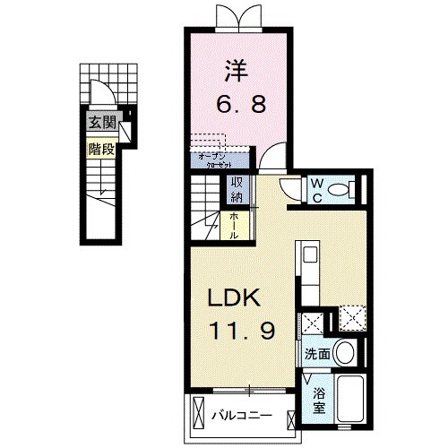 ニューパピリオンの間取り