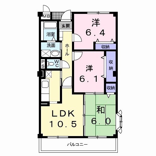 プラッツキーファーの間取り