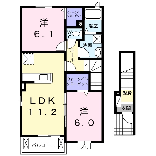 アルドーレⅢの間取り