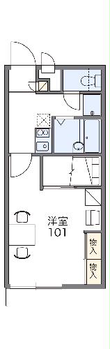 レオパレスプラザの間取り