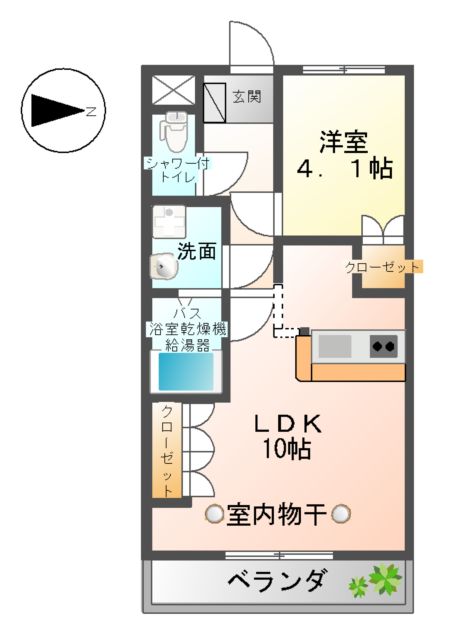 シェルルメゾンの間取り
