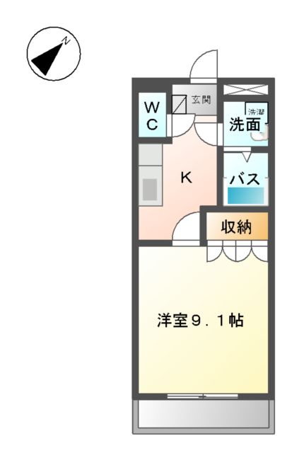 リバーサイド鳥居の間取り