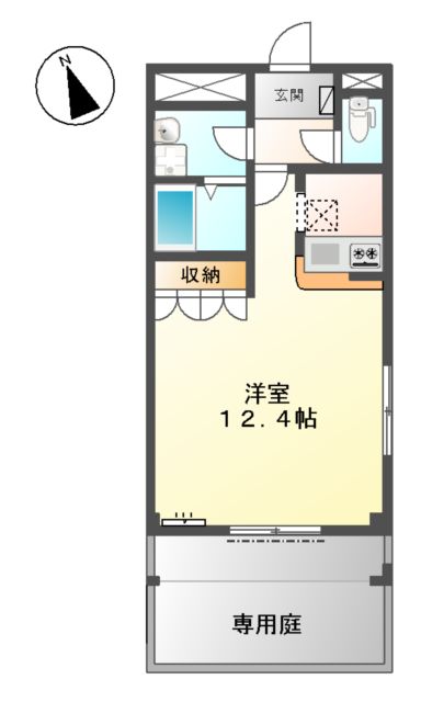 ディア フォンテーヌの間取り
