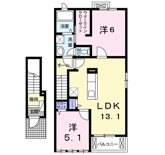 アヴェニューの間取り