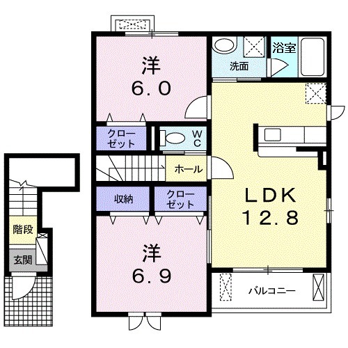 ラグーン Ⅰの間取り