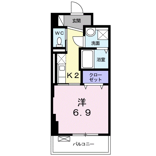 パークサイド Kの間取り