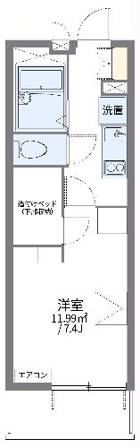 レオパレスグランシャリオの間取り