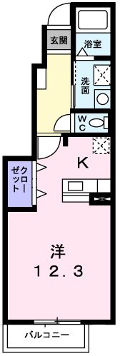 プラウド幕張本郷Ⅵの間取り