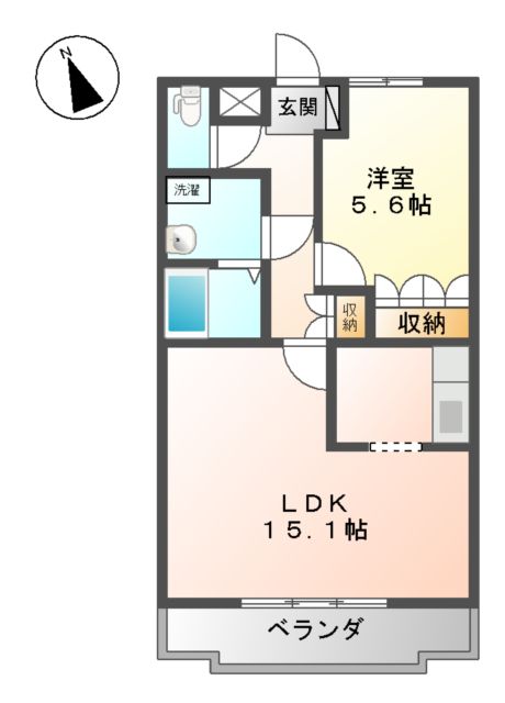 フレンドシップSHONANの間取り