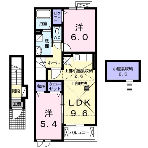 トゥシックの間取り