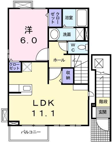 クリーンハイツ あおいの間取り