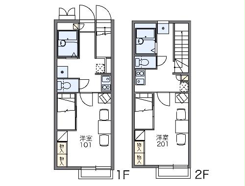 レオパレスイーグルの間取り