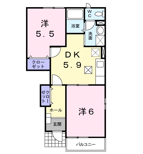 アトレーユの間取り