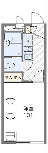 レオパレスたけおの間取り