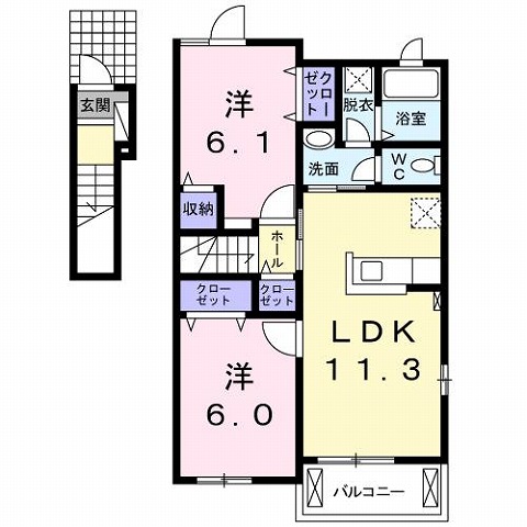 ビバーチェの間取り
