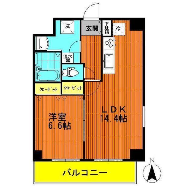 アクシーズタワー浦和岸町Ⅱの間取り