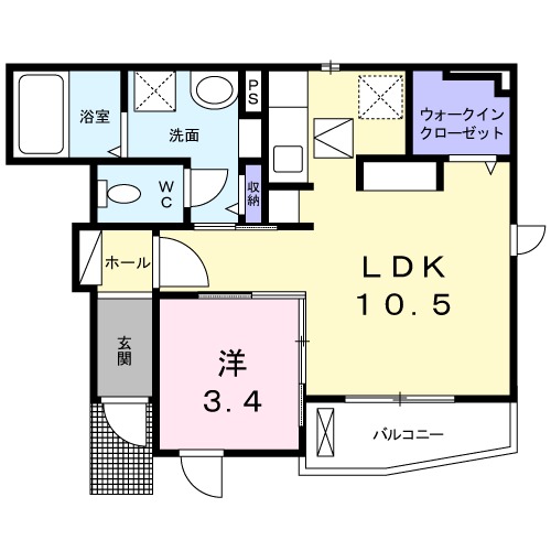 シャイン ヴィラの間取り