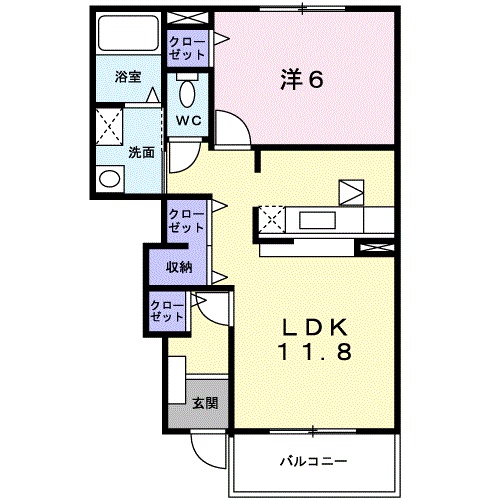 ヴィラ フェリーチェの間取り