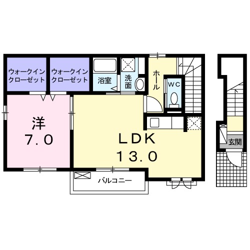 エバーグリーンの間取り