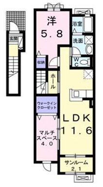 Ｓｈａｎｃｅ　（シャンス）の間取り