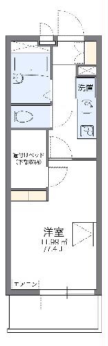 レオパレス東本町の間取り