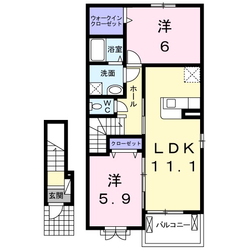コンフォートの間取り