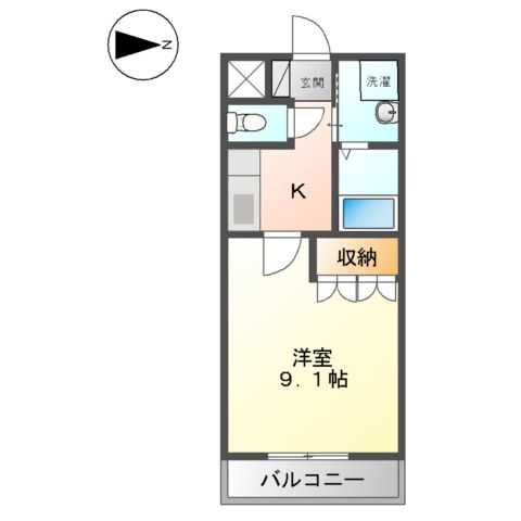 フリージャー茅ヶ崎の間取り