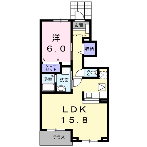 クレールメゾン Ⅰの間取り
