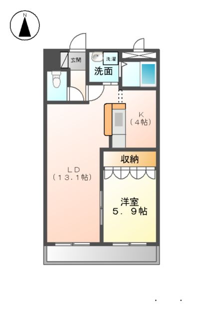 レオナ緑丘の間取り