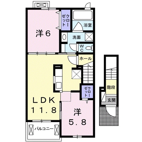 リヴェール・ルミェールの間取り