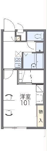 レオパレスMONEの間取り