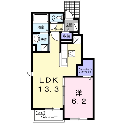 Alba Town Aの間取り